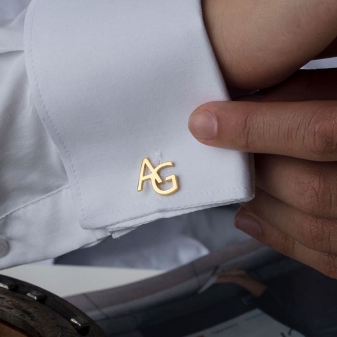 Men'S Groom - Personalisierte Manschettenknöpfe für Herren aus Edelstahl