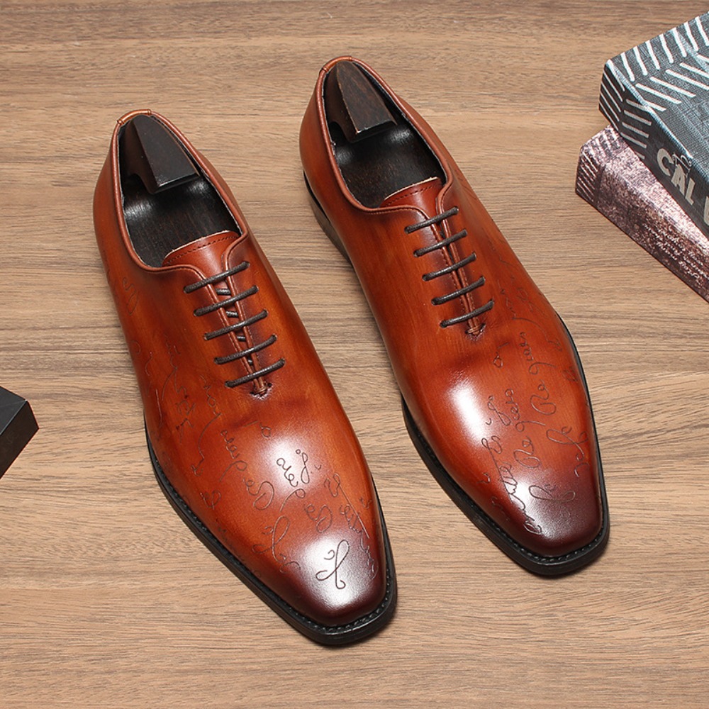 Büro-Herrenschuhe mit Blumenmu – Men'S Grooming Oxford Bewertung und Preis